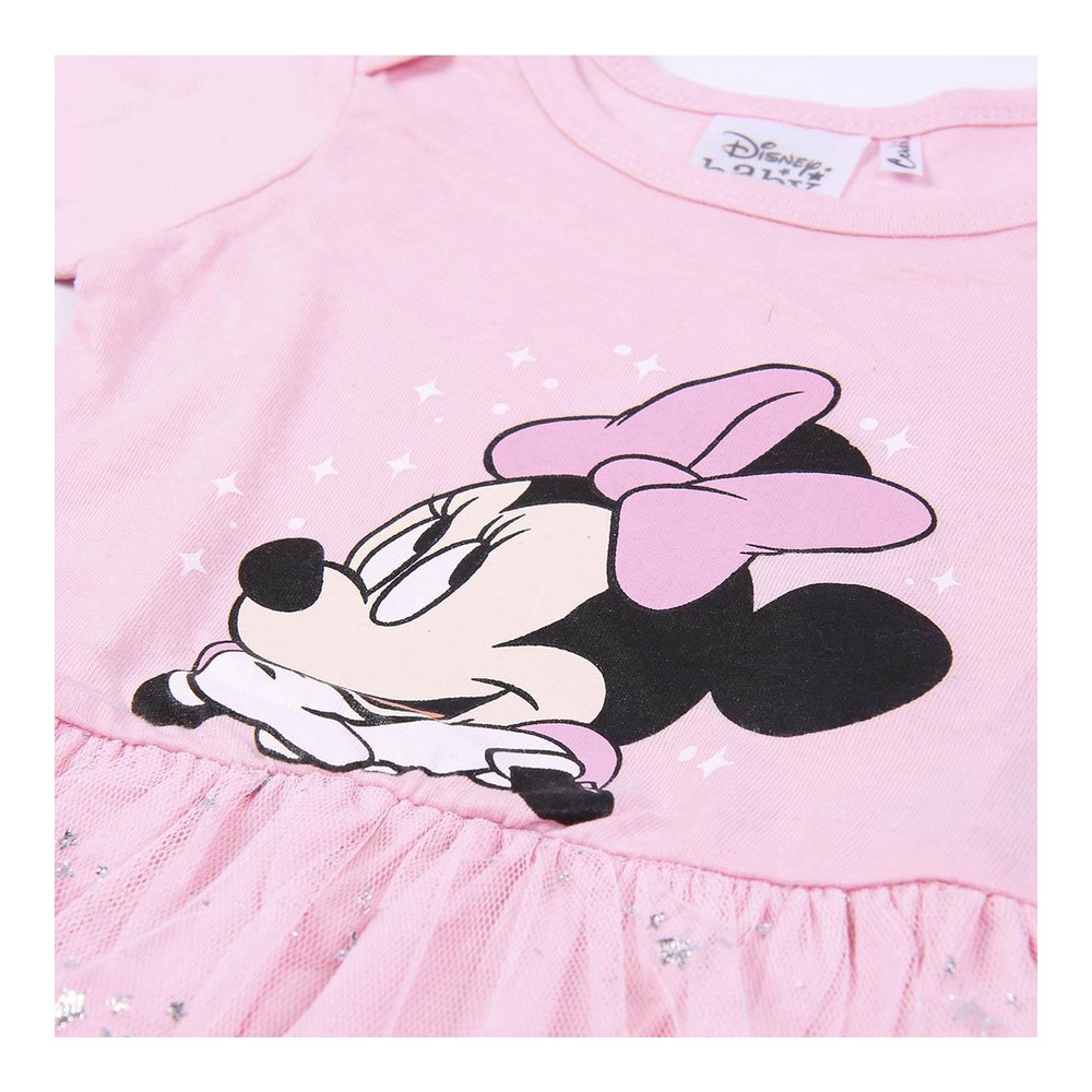 Σετ Ενδυμάτων Minnie Mouse Μωρό Ροζ
