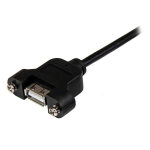 Καλώδιο USB Startech USBPNLAFAM1          USB A Μαύρο