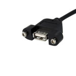 Καλώδιο USB Startech USBPNLAFHD1          USB A Μαύρο