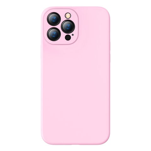 Baseus Liquid Silica Case for iPhone 13 Pro (pink)