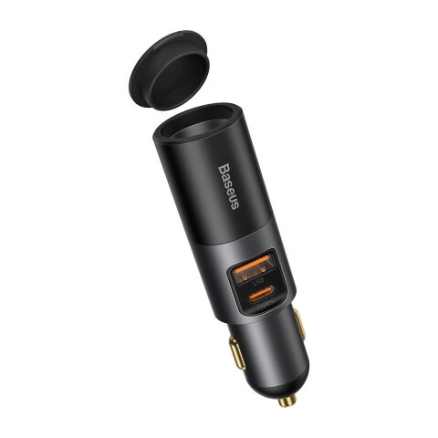 Baseus Share Together Fast Charge Car Charger with Cigarette Lighter Expansion Port