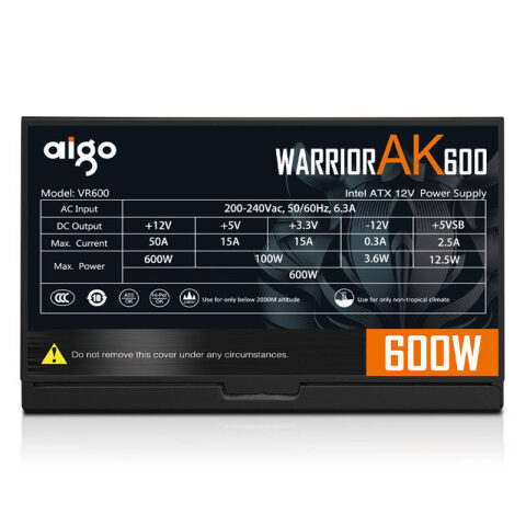 Darkflash AK600 RGB Computer Power Supply (black)