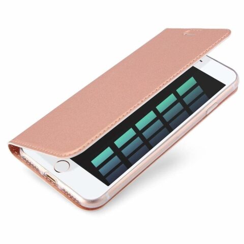 DUX DUCIS Skin Pro Bookcase type case for iPhone SE 2022 / SE 2020 / iPhone 8 / iPhone 7 pink