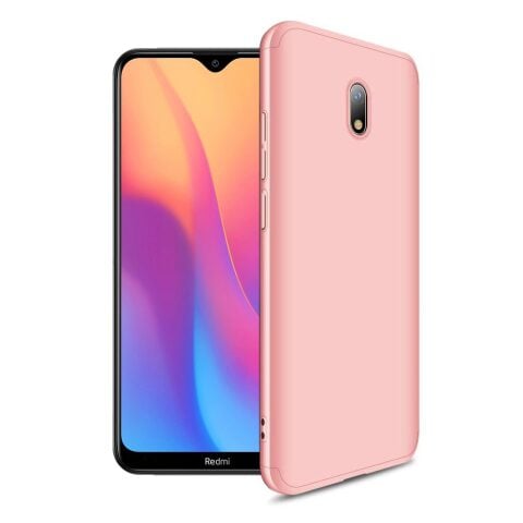 GKK 360 Protection Case Front and Back Case Full Body Cover Xiaomi Redmi 8A pink
