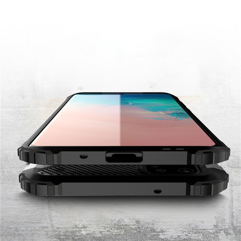 Hybrid Armor Case Tough Rugged Cover for Samsung Galaxy S20 Ultra black
