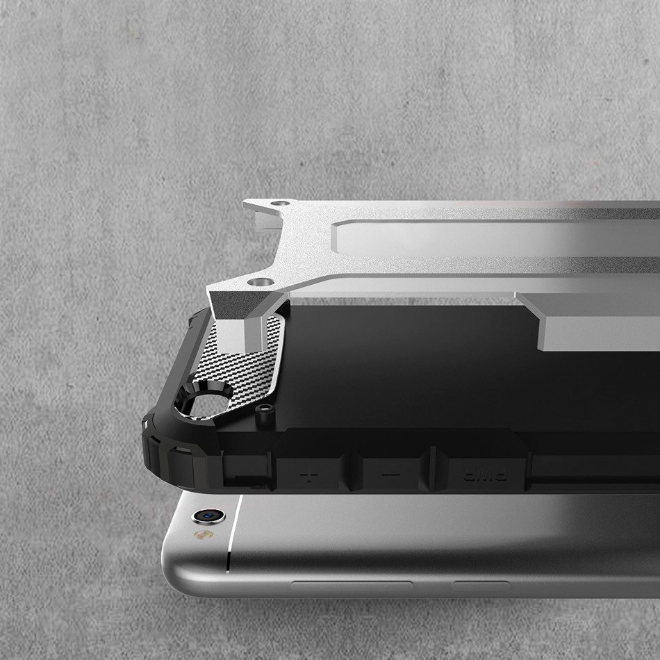 Hybrid Armor Case Tough Rugged Cover for Xiaomi Redmi 5A black