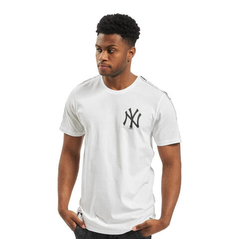 Ανδρική Μπλούζα με Κοντό Μανίκι New Era NY Yankees XL Λευκό