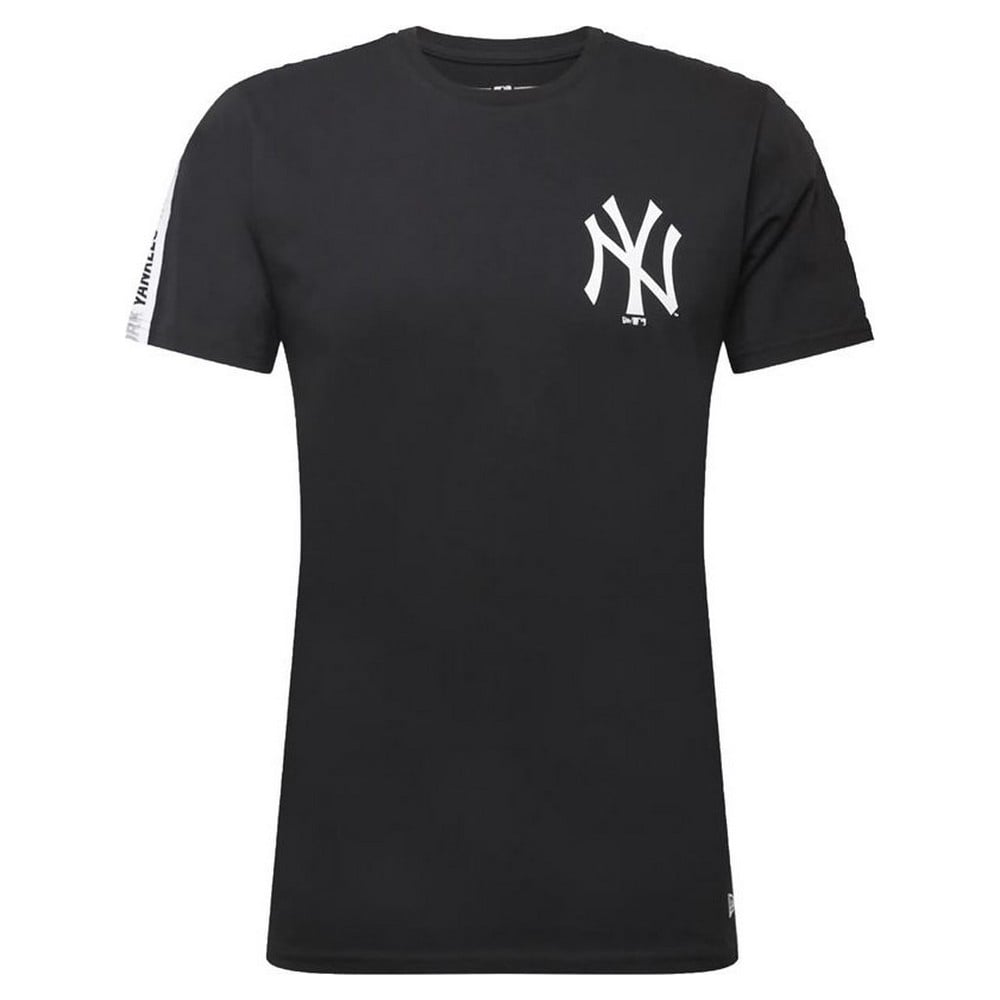 Ανδρική Μπλούζα με Κοντό Μανίκι New Era NY Yankees Taped Sleeve Μαύρο