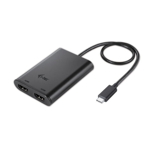 Καλώδιο USB-C σε HDMI i-Tec C31DUAL Μαύρο 4K Ultra HD