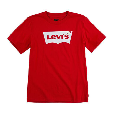 Παιδική Μπλούζα με Κοντό Μανίκι Levi's Batwing Κόκκινο