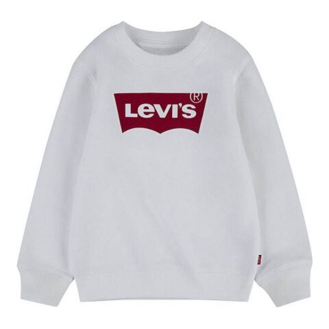 Παιδικό Μπλουζάκι Levi's Batwing Crewneck Λευκό
