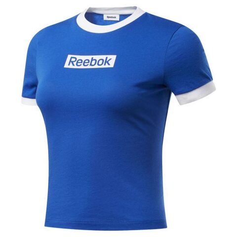 Μπλουζάκι Reebok Essentials Linear Logo Μπλε