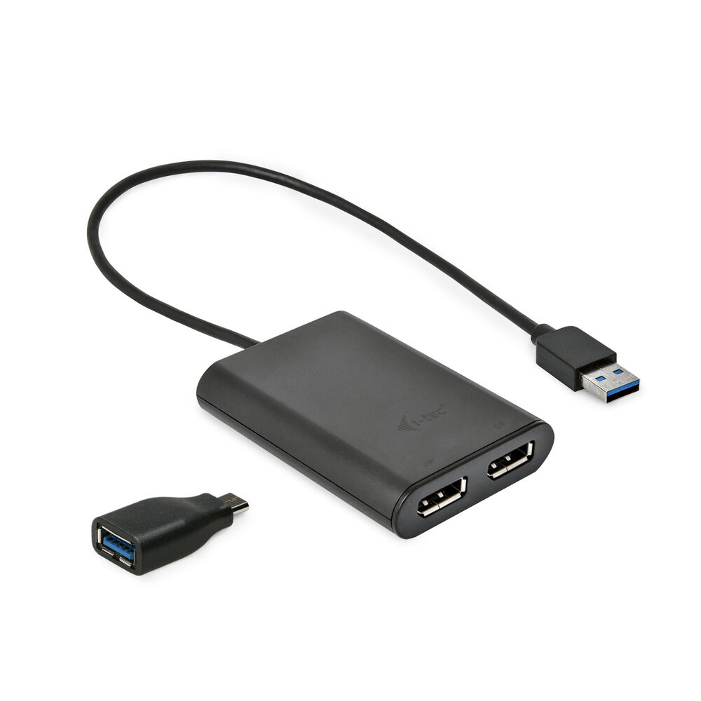 Αντάπτορας USB C σε HDMI i-Tec U3DUAL4KDP           Μαύρο