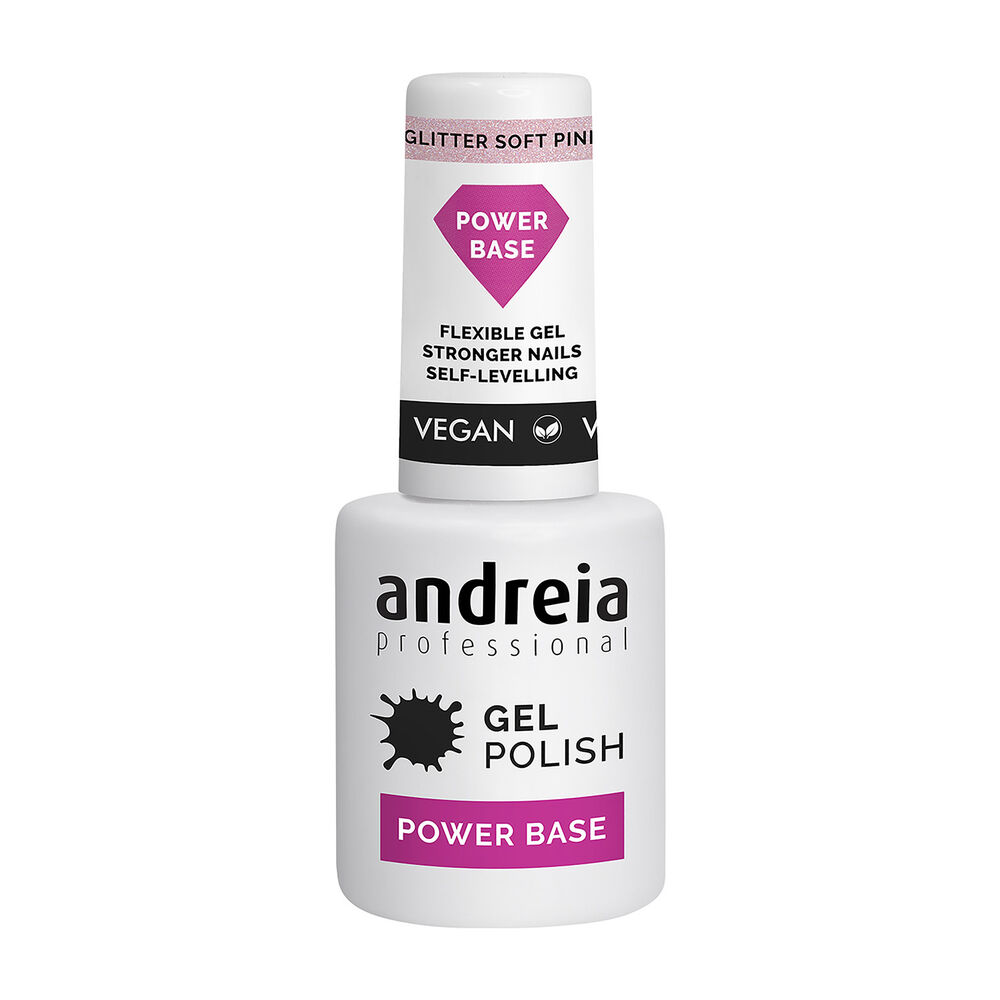 Βερνίκι νυχιών Andreia Professional Glitter Soft Pink (105 ml)