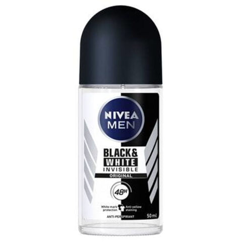 Αποσμητικό Roll-On Men Black & White Invisible Nivea (50 ml)