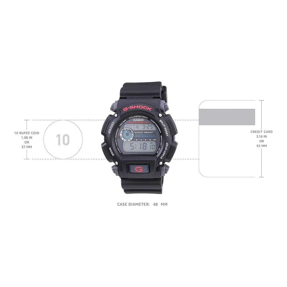 Ανδρικά Ρολόγια Casio DW9052-1V (Ø 46 mm)