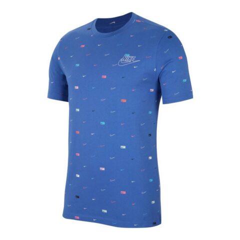 Ανδρική Μπλούζα με Κοντό Μανίκι Nike Sportswear Indigo
