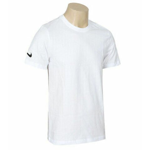 Ανδρική Μπλούζα με Κοντό Μανίκι Nike CJ1682-002 Λευκό