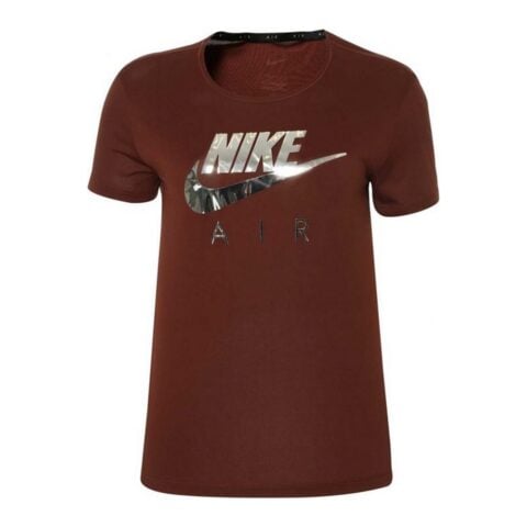 Ανδρική Μπλούζα με Κοντό Μανίκι Nike Dri-FIT Καφέ