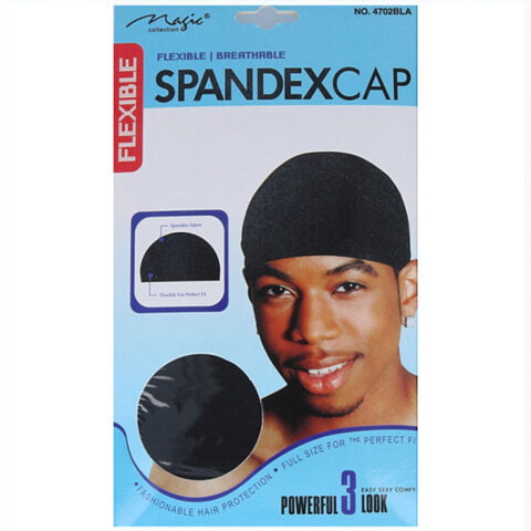 Καπέλο Magic Spandex Μαύρο Προστατευτικó για τα Μαλλιά