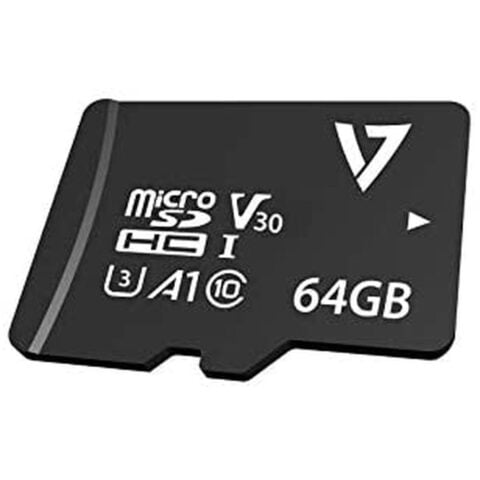 Κάρτα Μνήμης Micro SD με Αντάπτορα V7 VPMD64GU3            64 GB