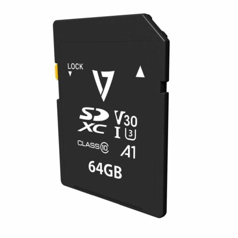 Κάρτα Μνήμης Micro SD με Αντάπτορα V7 VPSD64GV30U3         64 GB