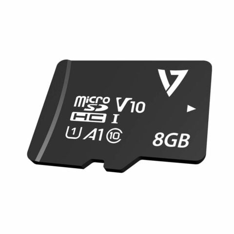 Κάρτα micro SD V7 CL10MAX 8 GB Μαύρο