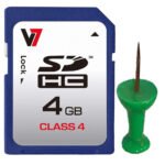 Κάρτα Μνήμης Micro SD με Αντάπτορα V7 VASDH4GCL4R-2E