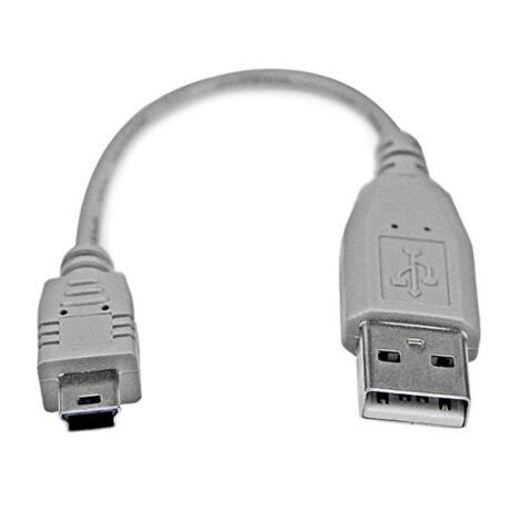 Καλώδιο USB 2.0 A σε Mini USB Β Startech USB2HABM6IN          Γκρι