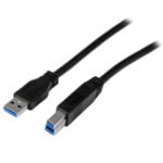 Καλώδιο USB A σε USB B Startech USB3CAB2M            Μαύρο