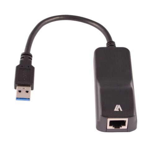 Αντάπτορας Ethernet σε USB V7 CBLUSB3RJ-1E         Μαύρο