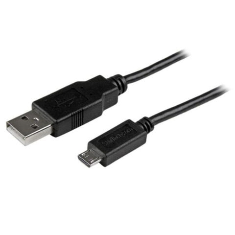 Καλώδιο Micro USB Startech USBAUB50CMBK         50 cm Μαύρο