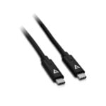 Καλώδιο USB C V7 V7UCC-2M-BLK-1E      Μαύρο