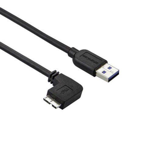 Καλώδιο USB σε micro USB Startech USB3AU1MLS Μαύρο 1 m
