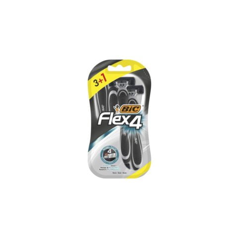 Ξυριστική μηχανή Bic Flex4 (4 uds)