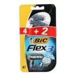 Ξυριστική μηχανή Bic Flex3 (6 uds)