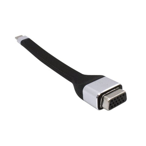 Αντάπτορας USB C σε VGA i-Tec C31FLATVGA60HZ       FHD Ευέλικτο Μαύρο