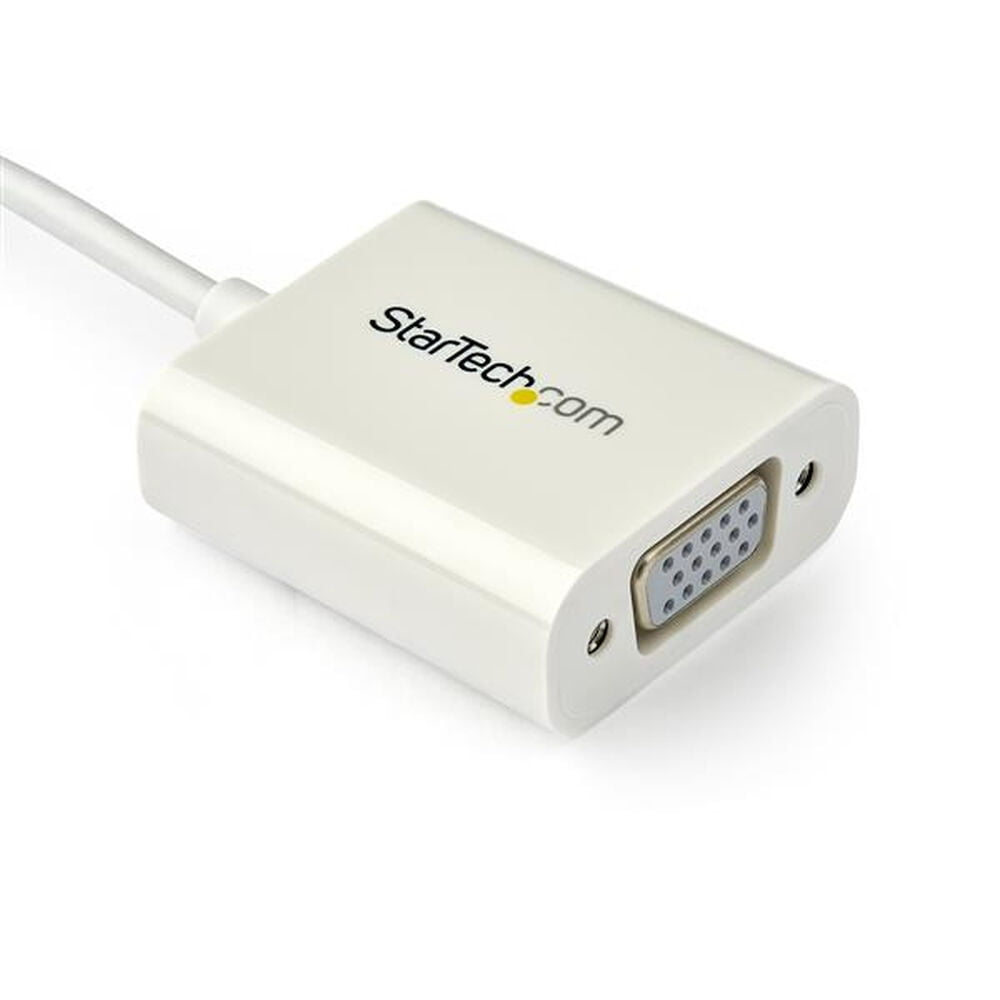 Αντάπτορας USB C σε VGA Startech CDP2VGAW             Λευκό