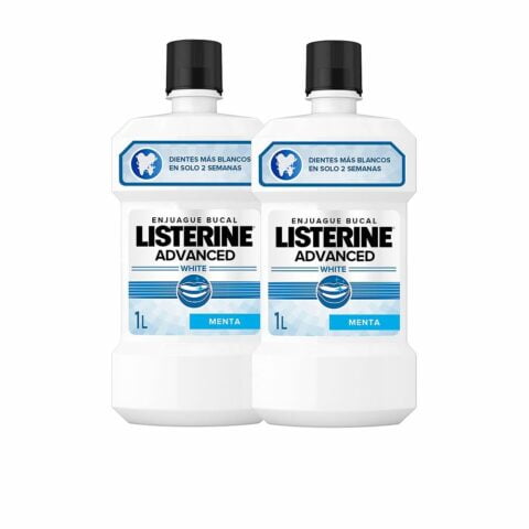 Στοματικό Διάλυμα Listerine Advanced White Λευκαντικό (2 x 1 L)