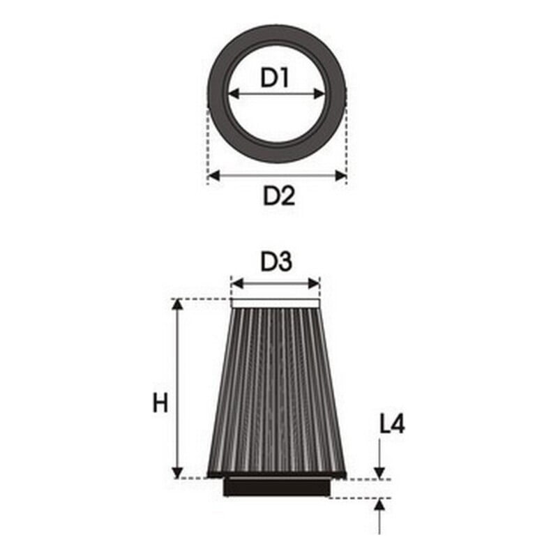 Φίλτρο αέρα Green Filters K1.100