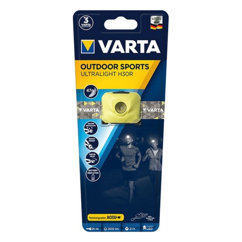 Προβολέας με LED για το Κεφάλι Varta 18631101401 Κίτρινο 3 W IPX4 300 Lm