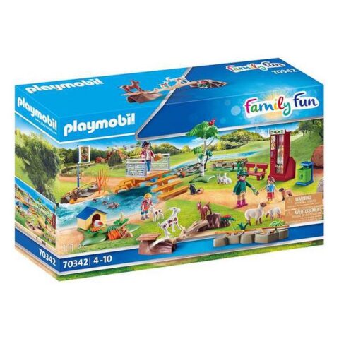 Playset Family Fun Pets Zoo Playmobil 70342 (111 pcs)