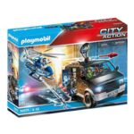 Playset City Action Police Helicopter Playmobil 70575 (124 pcs)