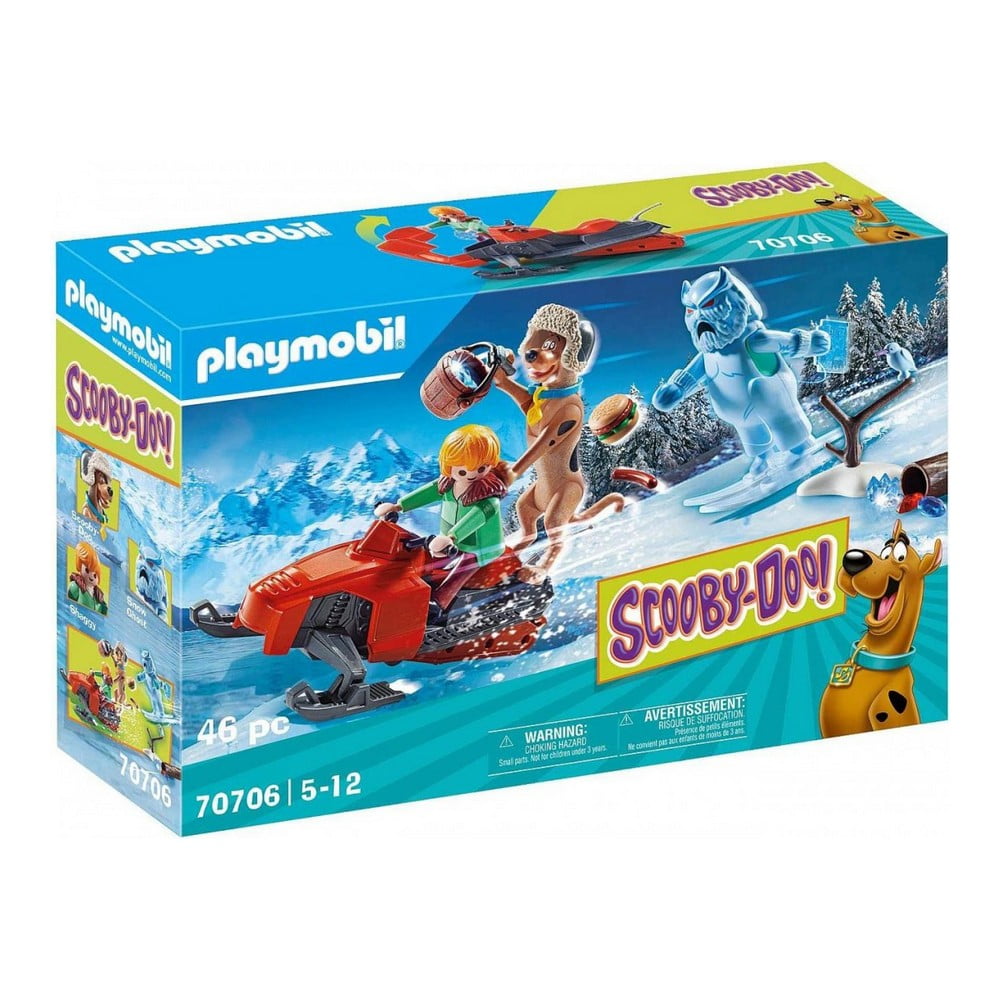 Playset Scooby Doo Adventure with Snow Ghost Playmobil 70706 (46 pcs)