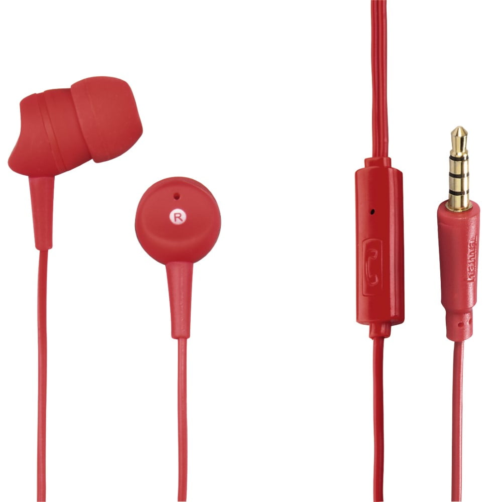 Ακουστικά Hama Technics BASIC4PHONE Κόκκινο