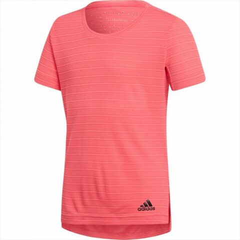 Παιδικό Μπλούζα με Κοντό Μανίκι Adidas G CHILL TEE  Ροζ πολυεστέρας