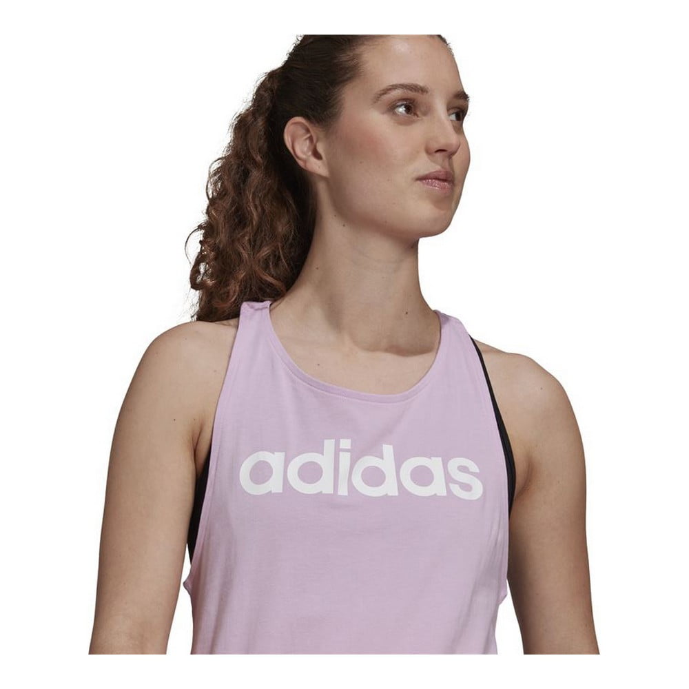 Γυναικεία Tank Top Adidas Essentials Logo Λεβάντα