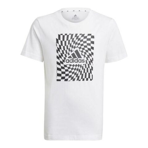 Kοντομάνικο Aθλητικό Mπλουζάκι B G T1 Adidas Graphic Λευκό