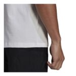 Ανδρική Μπλούζα με Κοντό Μανίκι Adidas Essentials Gradient Λευκό