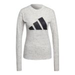 Γυναικεία Mπλούζα με Mακρύ Mανίκι Adidas Icons Winners 2.0 Λευκό